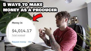5 WAYS TO MAKE MONEY AS A MUSIC PRODUCER IN 2021 !