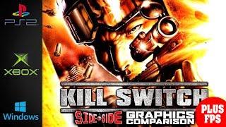 Kill Switch | Side by Side | PS2 XBOX PC Windows | FPS & Graphics Comparison