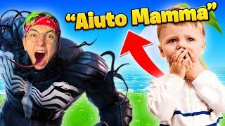 MI FINGO VENOM con UN BIMBO DI 6 ANNI CHE CI CREDEsu FORTNITE