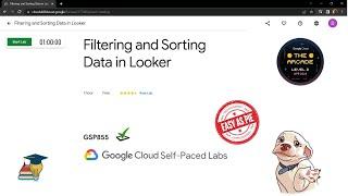 Filtering and Sorting Data in Looker || [GSP855] || Solution