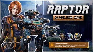 [WR]  RAPTOR w/ Gloria Pilot Does 21,400,000 Damage – Mk3 Gameplay | War Robots