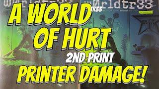 W0RLDTR33 Comic Book 2nd Print CATASTROPHE - The DRAMA Continues PRINTING DEFECTS Affect Run