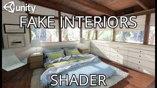 UNITY SHADER GRAPH with Fake Interiors Shader