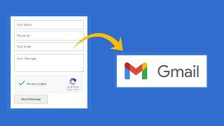 How To Make Contact Form With Captcha | Create Working Contact Form Wtih reCaptcha