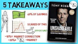 UNSHAKEABLE – TOP 5 TAKEAWYAS (BY TONY ROBBINS)