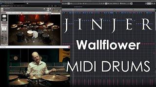 Jinjer (Vlad Ulasevish) - Wallflower [MIDI Drums Recreated] | GetGood Drums