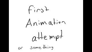 First Animation attempt (FlipaClip) (READ DESC)