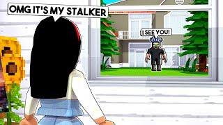 MY STALKER MOVED IN NEXT DOOR & I BROKE INTO HIS HOUSE! - Roblox