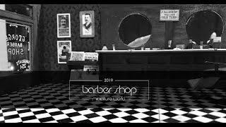 Realistic diorama - Barber shop in 1:18 scale