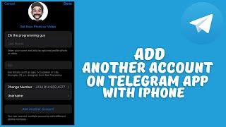 How To Add And Switch Account On Telegram App iphone