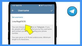 Telegram Username Kaise Banaye | Telegram Me Username Kaise Dale