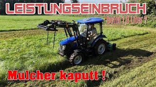 Kaputter Mulcher‼️ Leistungseinbruch beim 1,8L Motor  Schwerer Mulcher am LOVOL M504