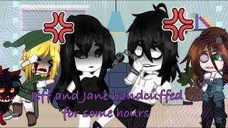 Jeff and Jane handcuffed for some hours || Creepypasta ||