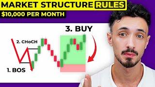 How I Make $10,000+ Forex Trading Every Month (Market Structure Rules)