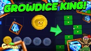 THE RICHEST PLAYER? BIG WINS ON GROWDICE! GROWTOPIA