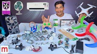 मिल गया Air Cooler AC बनाने का सामान | DC motor water pump, DIY Drone kit form makerbazar website