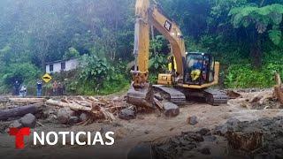 Un deslizamiento de tierra deja al menos seis personas muertas en Ecuador | Noticias Telemundo