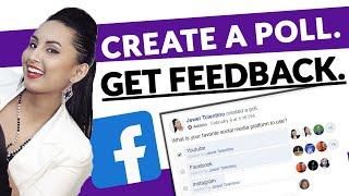 How to Make a Poll on Facebook 2020 Step by Step Tutorial