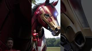 ️‍ Marvel But Horses  #viral #avengers #marvel #superhero #animals #horse #shorts