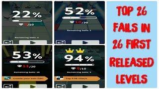 [1.000.000 Views Special] Rolling Sky - Top 26 Fails In 26 First Released Levels