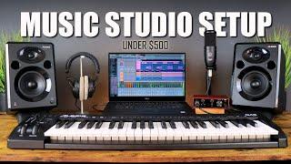 The PERFECT Home Music Studio Setup Under $500 (For Beginners) - Home Music Studio Low Budget 2021