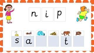 Phonics Phase 2 Words- Blending for Reading