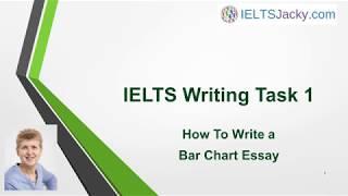 IELTS Writing Task 1 – How To Write an IELTS Bar Chart Essay