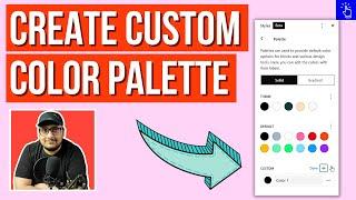 Create Custom Color Palette in Block Themes | Full Site Editing | WordPress 5.9 | Blogging Unplugged