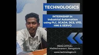 Industrial Automation Internship in Bangalore, TECHNOLOGICS