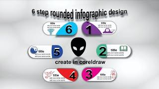 HOW TO MAKE 6 STEP INFOGRAPHIC DESIGN IN CORELDRAW