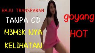 bigo live goyang mantul baju transparan tanpa CD || m3m3k tante hampir kelihatan