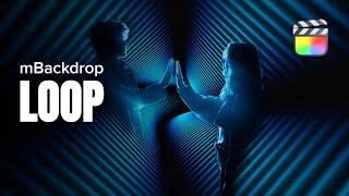 mBackdrop Loop — 80 Crisp Backgrounds + 10 Animation Designs for Final Cut Pro — MotionVFX