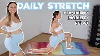 10 Min. GANZKÖRPER DEHNEN (für Schwangerschaft) | Stretching für Mobility, Flexibility & Entspannung