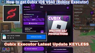 HOW TO GET & USE CUBIX EXECUTOR V640 ON iOS *TUTORIAL* FOR ROBLOX MOBILE HACK (iPhone/iPad) 2024