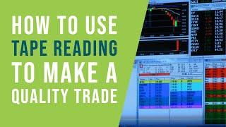 How to use Tape Reading to make a quality trade in Target