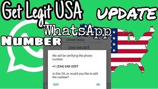 How To Get USA WhatsApp Number | How To Create Free US Number 2022 Update