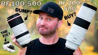 DUMP The 100-500 OR Can TELECONVERTERS Make The DIFFERENCE? Canon RF 200-800 vs RF 100-500 Review