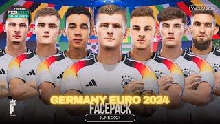 Germany Facepack Pes 2021 & Football Life 2024 (Update Squad, Number, Formation) Euro 2024