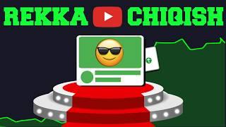 Youtube uchun Qiziqarli VIDEO tayyorlash / rekka chiqish