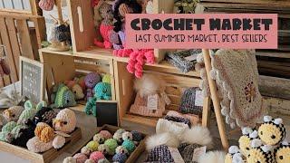 Crochet Market Vlog #4 | Last Summer Market, Best Sellers + How It Went