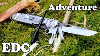 Mini Multitool für große Abenteuer - EDC Adventure für Bushcraft Angeln Freizeit oder Camping