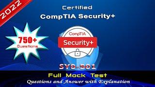 CompTIA SY0-501 | CompTIA Security+  Exam Preparation | 2022 Exam Latest Q&A to PASS