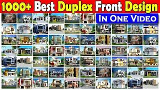 1000+ Duplex Front 3D Elevation Designs in One Video || small latest duplex house front elevation