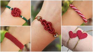 5 Bracelet Ideas | How To Make Bracelets | DIY Thread Bracelet | Creation&you