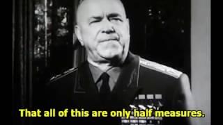 Soviet Marshal Georgy Zhukov talks about Stalin during the Battle of Stalingrad (ENG SUB)