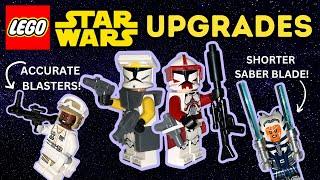 I Upgraded LEGO STAR WARS Minifigures To Be More ACCURATE!