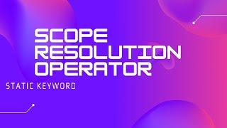 static keyword and scope resolution operator in php