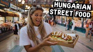 ULTIMATE HUNGARIAN STREET FOOD TOUR IN BUDAPEST (we ate the world's biggest hot dog)