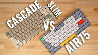 NuPhy Air75 vs AZIO Cascade Slim - 75% Low Profile Keyboard Comparison