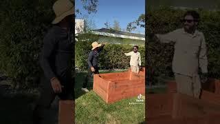 Raised Beds in my Client's Front Yard Pt 1 | Farmer Nick #shorts